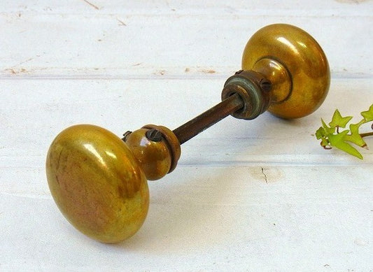 真鍮製・アンティーク・ドアノブ/建材 USA