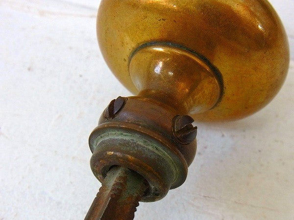 真鍮製・アンティーク・ドアノブ/建材 USA