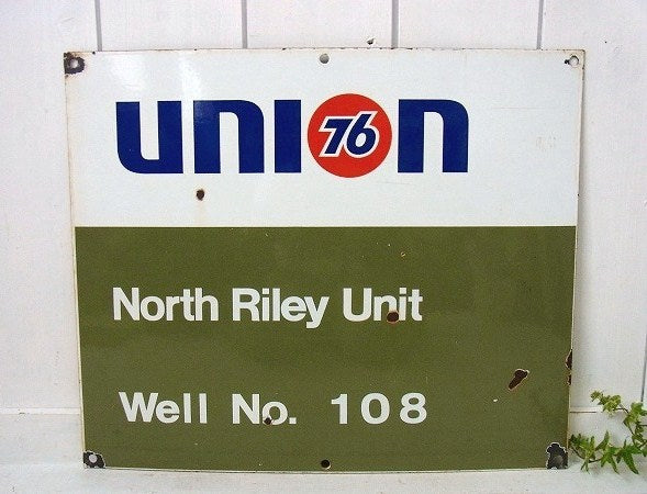【UNION 76】ユニオン 76・ホーロー製・ヴィンテージ・サイン/看板 USA