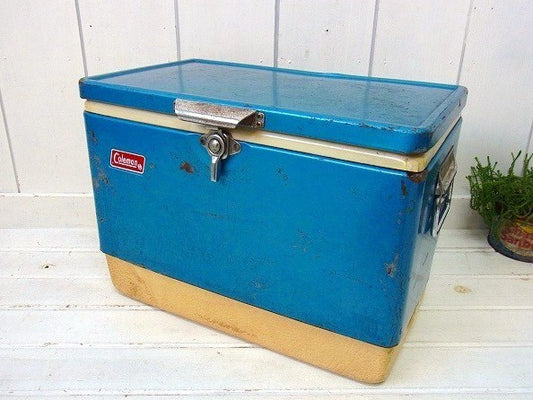 Coleman コールマン・ブルー・70's ヴィンテージ・クーラーボックス アウトドア USA