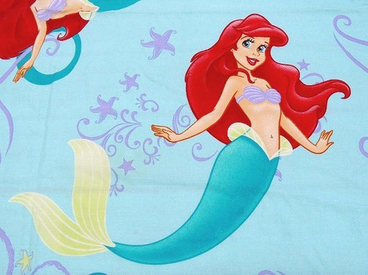 【リトルマーメイド】アリエル・ユーズドシーツ/キャラクター生地(フラットタイプ)