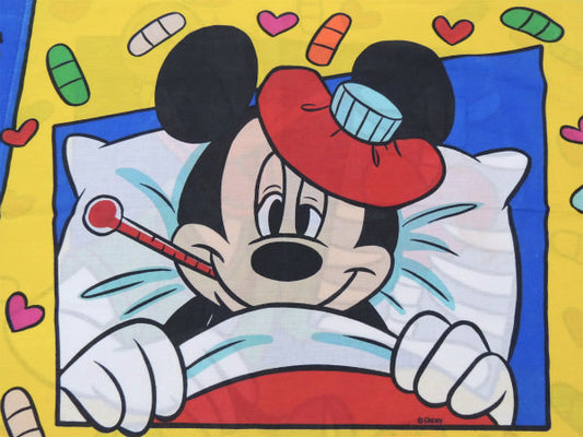 【ミッキーマウス&ドナルドダック】ヴィンテージ・ピロケース/枕カバー USA