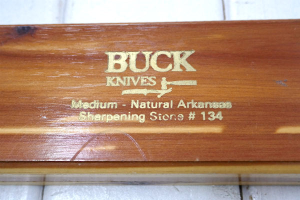 1960's BUCK KNIVES 木箱入り ヴィンテージ ナイフ 研石 シャープニングストーン USA