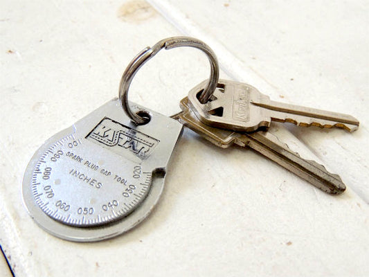 【KASTAR・工具】ビンテージ・キーホルダー・プラグギャップツール・鍵2本付き