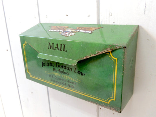 【Girl Scouts】ガールスカウト記念品・ティン製・メールボックス/郵便受け/ポスト