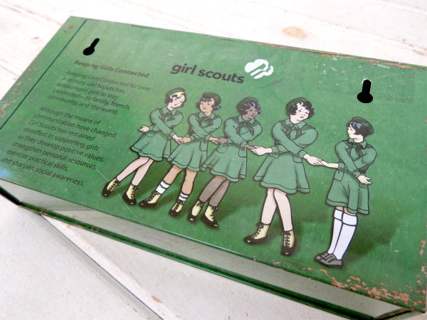【Girl Scouts】ガールスカウト記念品・ティン製・メールボックス/郵便受け/ポスト