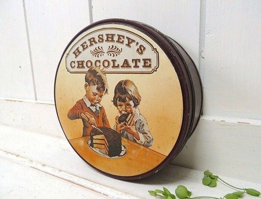 【HERSHEY'S】ハーシーチョコレート・ヴィンテージ・ティン缶/ブリキ缶 USA