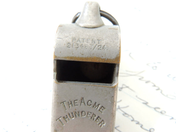 ホイッスル・THE ACME THUNDERER オールド・ヴィンテージ・イギリス製・笛
