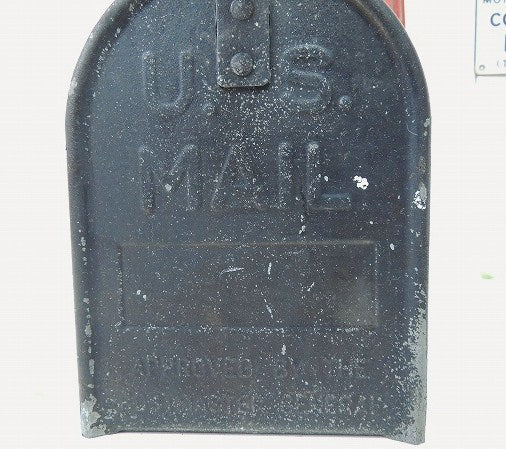 【U.S MAIL】USA!ブリキ製・黒色・ヴィンテージ・メールボックス/ポスト/郵便受け