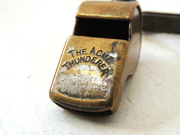 【THE ACME THUNDERER】ホイッスル・HUDSONS・金具・ヴィンテージ・笛