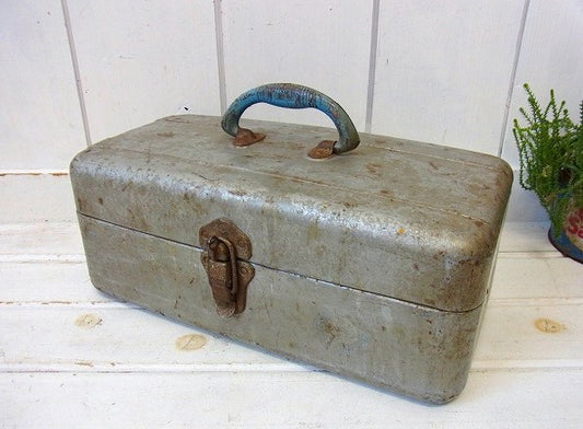 【UNION STEEL CHEST】グレー色・2段式・ヴィンテージ・ツールボックス/工具箱 USA