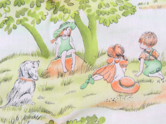 ホリーホビー HOLLY HOBBIE・キルティング製・ヴィンテージ・ベビーマット ブランケット