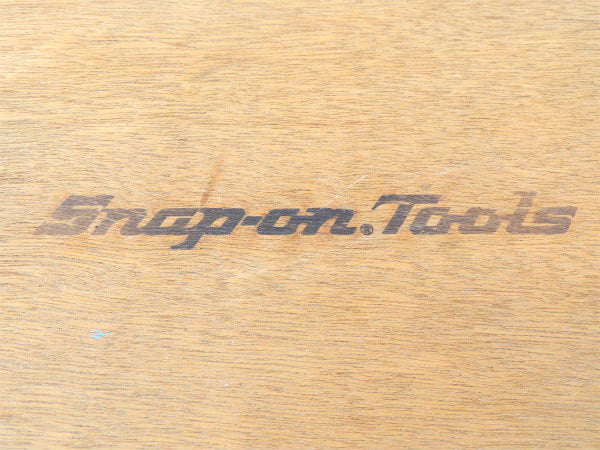 【Snap-on】スナップオン・アドバタイジング・木製・ピクニックバスケット/ウッドバスケット