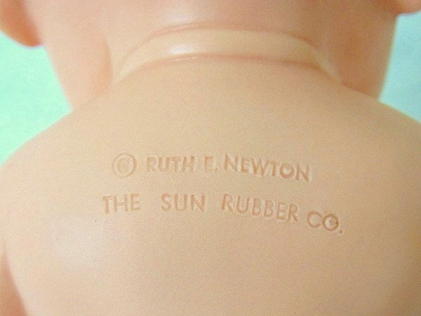 【サンラバー社】男の子の赤ちゃん・ヴィンテージ・スクイーキー・ラバードール/ベビードール/人形