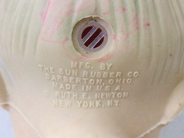 【サンラバー社】女の子・ヴィンテージ・ラバードール/ベビードール/人形(グリーン) USA