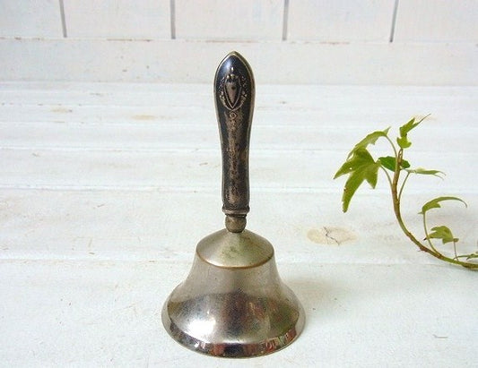 シルバー製・アンティーク・ハンドベル/鈴/呼び鈴 USA