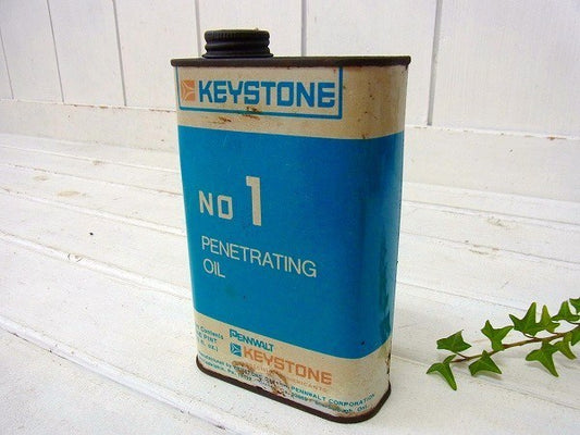 【KEYSTONE】浸透油・ヴィンテージ・オイル缶 USA