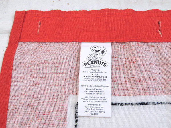 【スヌーピー】ピーナッツの仲間・コミック柄・コットン100%・ファブリック製・シャワーカーテン/生地