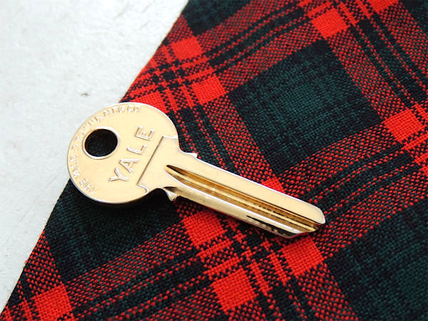 【YALE・USA・鍵モチーフ・HICKOK社製】ヴィンテージ・タイピン・ゴールド色
