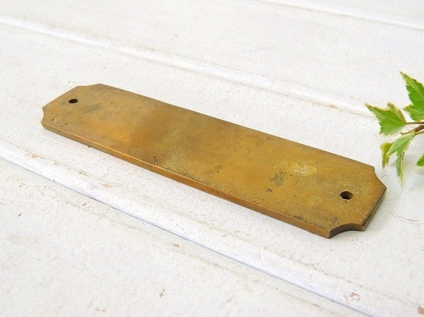 【GENTLEMEN/船内プレート/真鍮製】アンティーク・サインプレート・看板