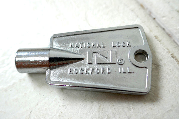 NATIONAL LOCK ROOKFORD・ロックフォード・鍵・ヴィンテージ・key・キー・USA