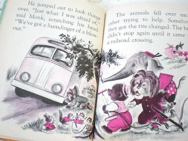 【The Animals' Bus Ride】ヴィンテージ・絵本 USA
