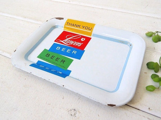 【Lancers BEER】アリゾナ州ビール会社・ノベルティ・ヴィンテージ・トレイ/マネートレイ②