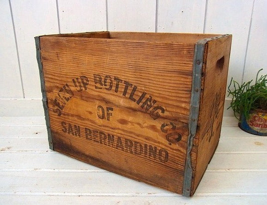 【7UP】セブンアップ・ヴィンテージ・ウッドボックス/木箱 USA