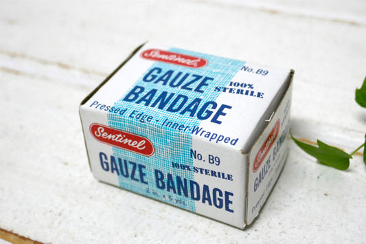 【Sentinel】紙箱・パッケージ・デッドストック・ヴィンテージ・ガーゼ・包帯 USA