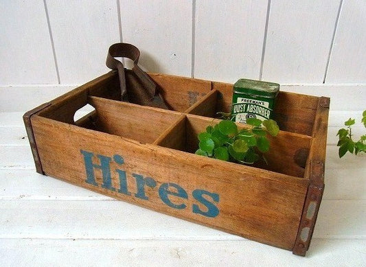 【Hires】ハイアーズ ルートビア・ヴィンテージ・ウッドボックス/木箱 USA