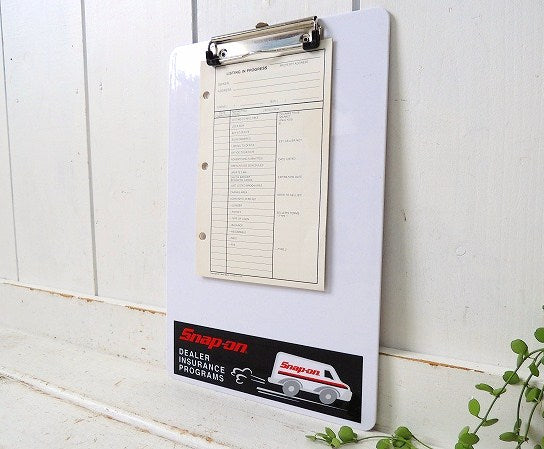 【Snap-on/スナップオン/ノベルティ】クリップボード/バインダー/自動車/VAN/USA