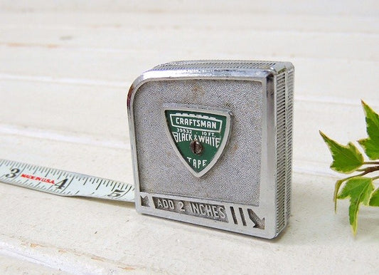 【CRAFTSMAN/クラフトマン】ノベルティ・ヴィンテージ・メジャーテープ/巻尺/USA/工業系