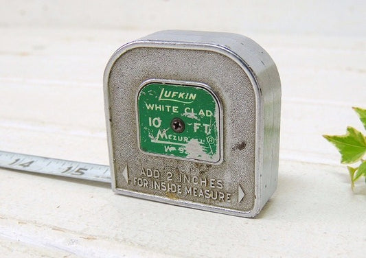 【LUFKIN/インダストリアル】ノベルティ・ヴィンテージ・メジャーテープ/巻尺/USA
