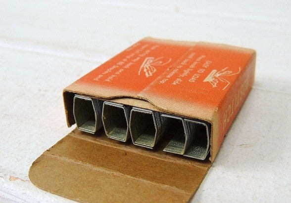 【BOSTITCH/針】USA・ホッチキスの芯入りケース・ビンテージ・紙箱・パッケージ