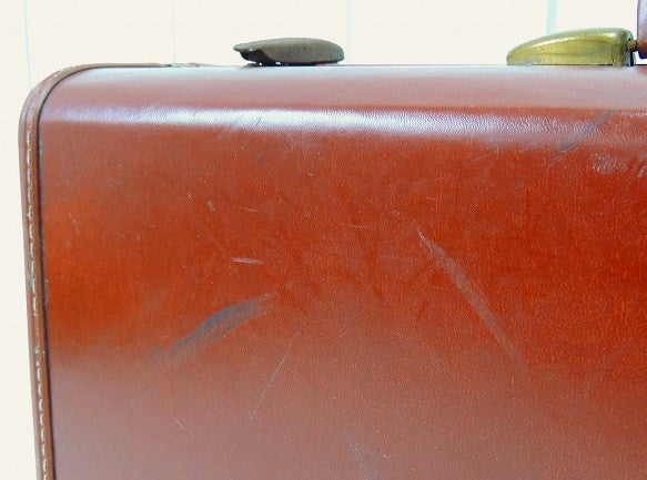 【Samsonite】USA・サムソナイト・赤茶色・ヴィンテージ・スーツケース/トランク