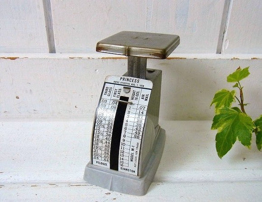 【PELOUZE/PRINCESS】小さなヴィンテージ・ポスタルスケール/郵便はかり USA