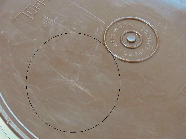 【タッパーウェア】Tupperware・ブラウン色・ヴィンテージ・キャニスター(M) USA