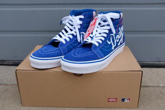 【USバンズ・VANS】Sk8-Hi・LA Dodgers・メジャーリーグ・コラボ・スニーカー