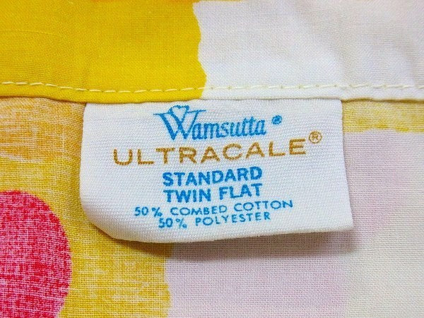 【ラガディアン&アンディ】チェック柄・ヴィンテージ・フラットシーツ USA