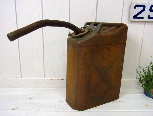 【U.S.ミリタリー】アメリカ陸軍・QMC・ノズル付き・ヴィンテージ・ジェリ缶/ジェリカン USA