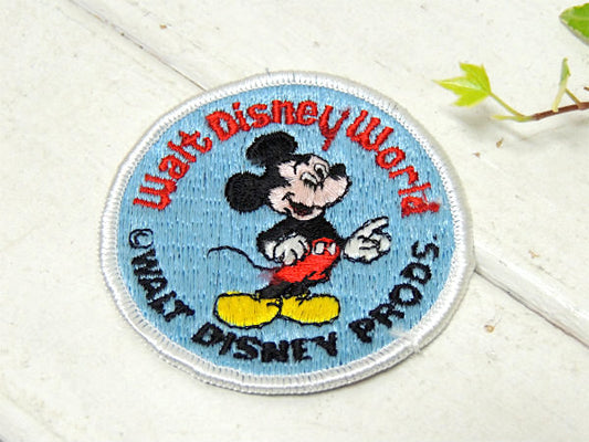 【Mickey Mouse・ミッキーマウス】ディズニー・ヴィンテージ・ワッペン・刺繍ワッペン
