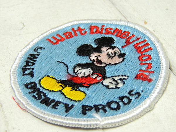 【Mickey Mouse・ミッキーマウス】ディズニー・ヴィンテージ・ワッペン・刺繍ワッペン