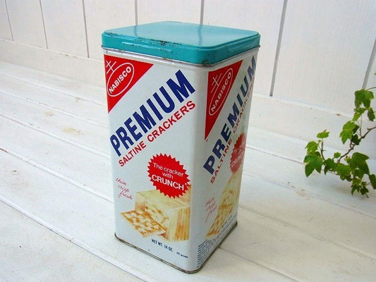 【NABISCO】ナビスコ・プレミアム・クラッカー・ヴィンテージ・ティン缶 USA