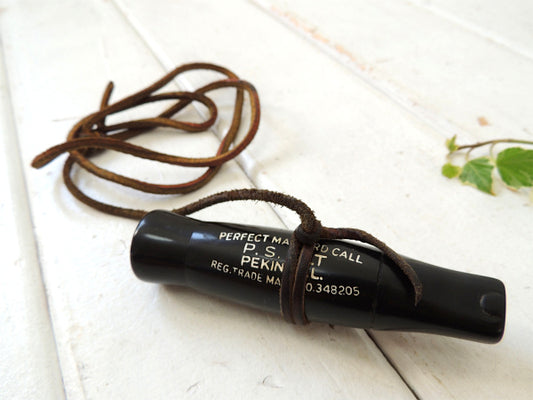 【1940~1950y・カモ笛】ヴィンテージ・ダックコール・ハンター・アウトドア・キャンプ