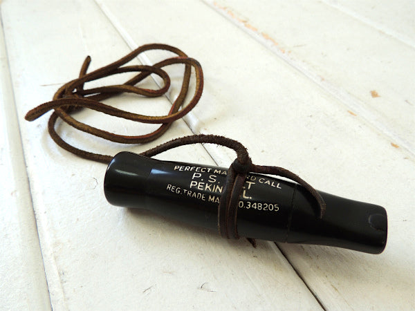 【1940~1950y・カモ笛】ヴィンテージ・ダックコール・ハンター・アウトドア・キャンプ