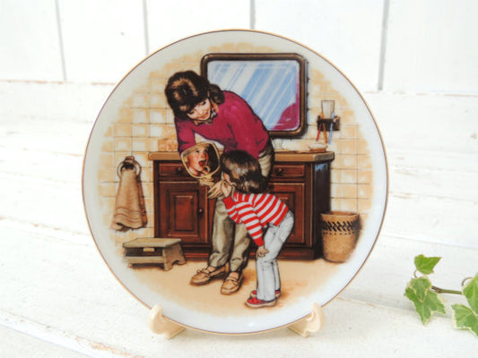 トムニューソン AVON・母の日 シリーズ・陶磁器・80's ヴィンテージ・絵皿 US プレート②