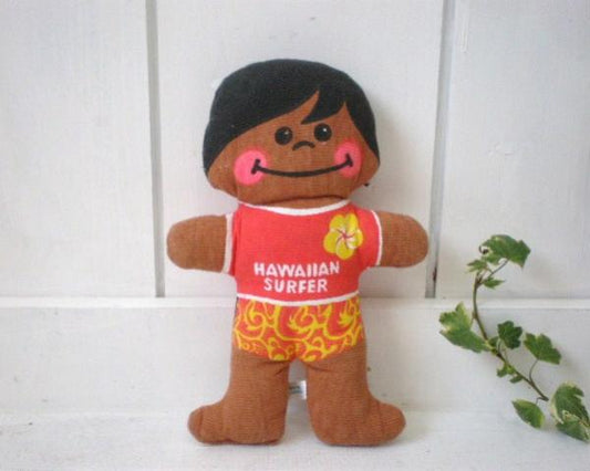 ハワイアン・サーファー 男の子・ヴィンテージ・ドール/人形/HAWAII