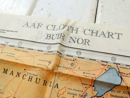 アメリカ軍・1944y・USアーミー・エアフォース・ビンテージ・マップ・地図・ミリタリー