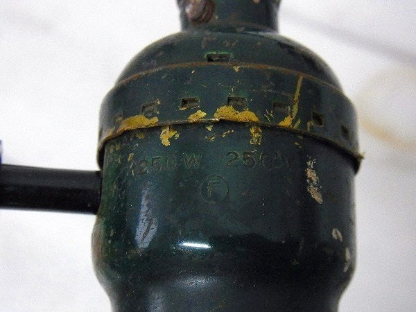 グリーン・グースネック・アンティーク・デスクランプ/照明 USA