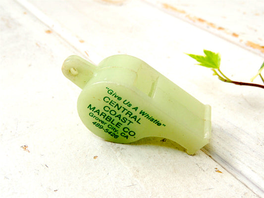 CENTRAL COAST MARBLE CO カリフォルニア アドバタイジング ヴィンテージ ホイッスル 笛 アウトドア キャンプ USA